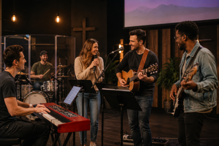 worship band unity in rehearsal